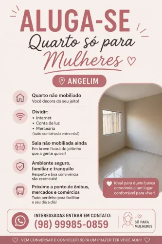Dividir apartamento no Angelim
