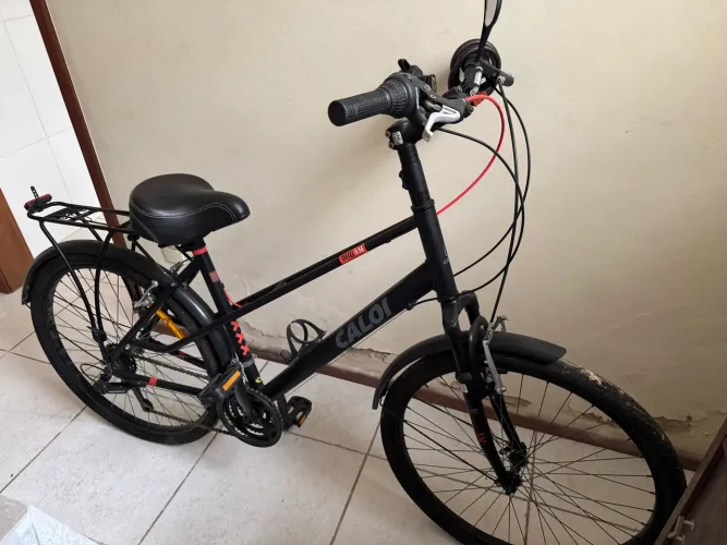 Bicicleta Caloi com marcha shimano