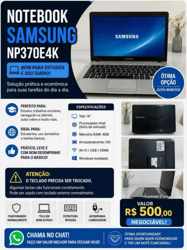 Notebook Samsung