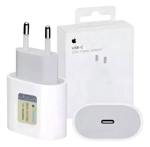 Carregador Original Apple iPhone com cabo Tipo C Lightining Completo