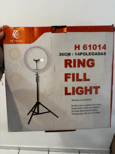 Ring light + Tripé 2,10m