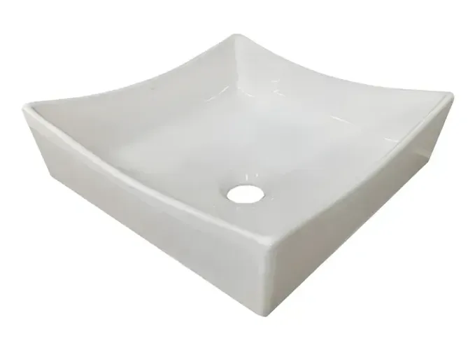 Cuba Quadrada Lavabo Banheiro Apoio Branca Ravena 34cm Japi, TENHO 2 UNIDADES