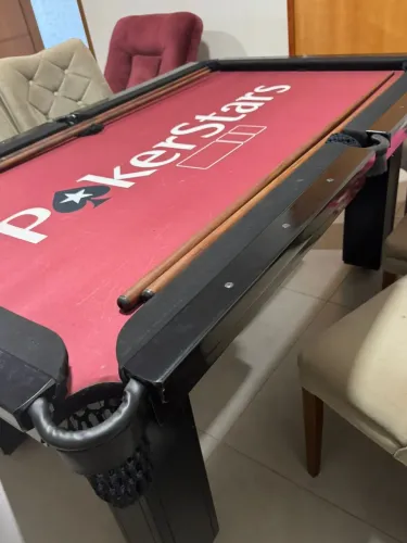 Mesa de jantar e sinuca 6 lugares