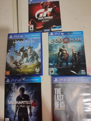 Combo de jogos de ps4