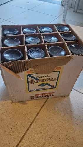Garrafa de cerveja de vidro 600ml