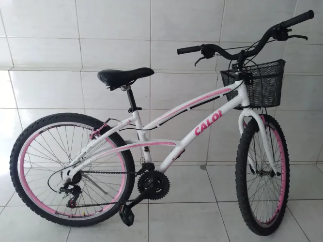 Bicicleta Caloi Feminina - Aro 26 - Alumínio - Pouco Uso!