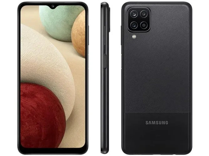 Samsumg A12 Smartphone Impecável + Acessórios