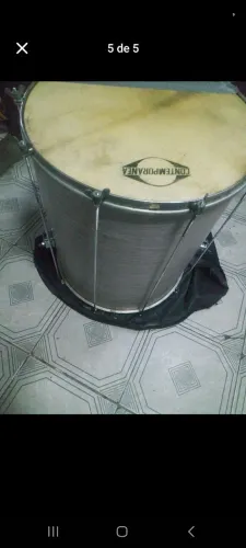 Surdo de 20 polegadas original contemporânea precisa só o pedestal