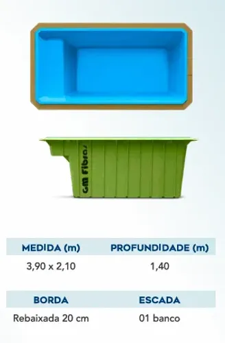 PISCINA DE FIBRA
