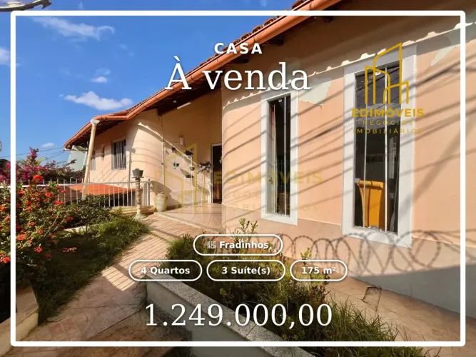 Oportunidade Única: Casa com 3 Suítes e Área Gourmet em Fradinhos
