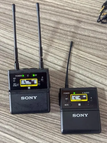 Microfone Sony de lapela UWP-D21 Profissional