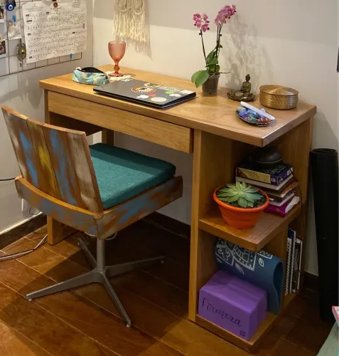 Mesa escritório - Madeira Maciça