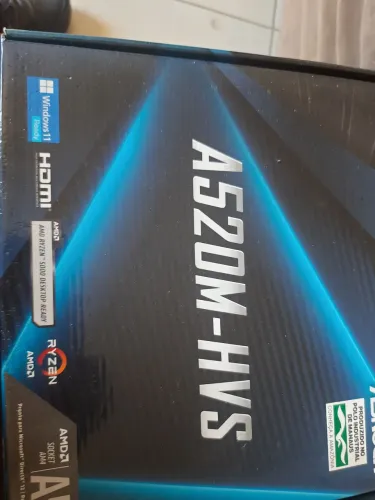 Kit placa mãe e Ryzen 5 5500 8GB de ram