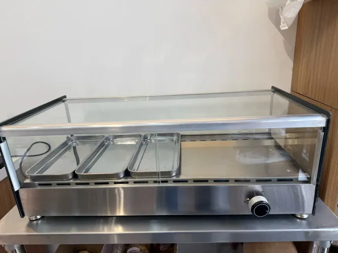 Vendo vitrine quente - 5 bandejas