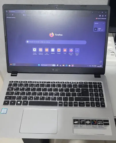 Notebook acer i5 ssd e 16gb de RAM, conservado