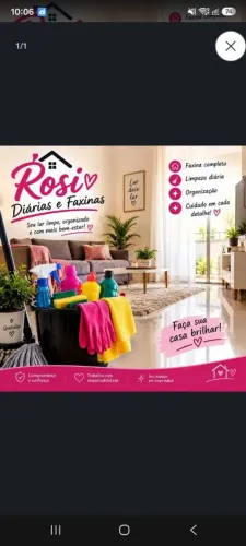Diária e Faxinas Pesadas