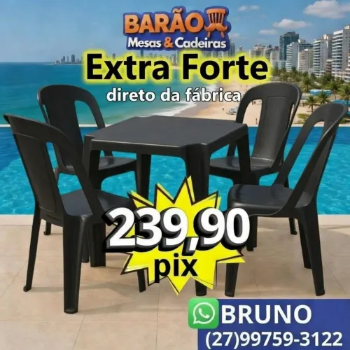 Cadeiras de Plástico Barão das Cadeiras 