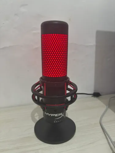 Microfone Gamer HyperX Quad Cast Condensador