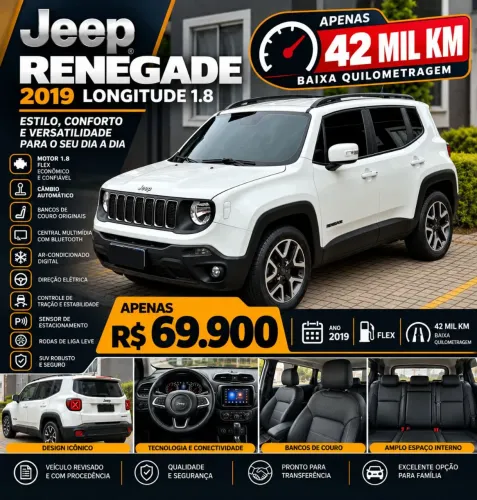 Jeep Renegade Longitude 1.8 4X2 Flex 16V Aut. 2019