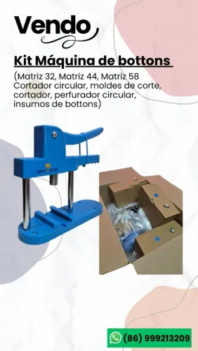 Vendo Maquina de Bottons