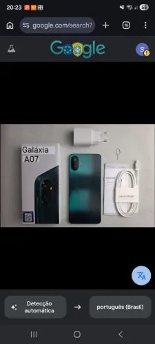 Samsung a07 256g 1mes de uso c/ nf