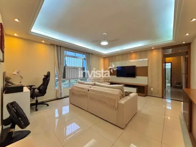 Apartamento à Venda no Embaré em Santos | 2 Dormitórios | Vista Livre | Vaga Demarcada