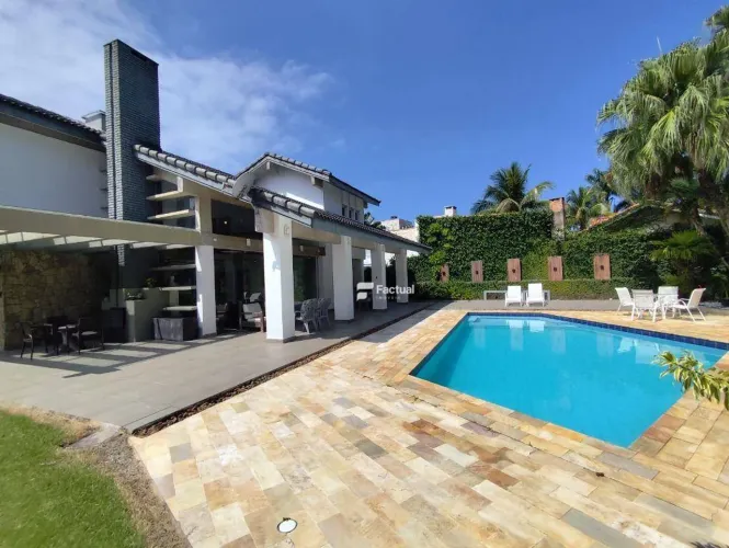 Casa com 5 suítes para alugar, 273 m² por R$ 14.000/mês - Balneário Praia do Pernambuco -