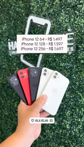 iPhone 12 256  - Loja Física - Nota fiscal 