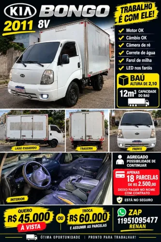 Kia Motors Bongo K-2500 2.5 4X2 TB Diesel 2011