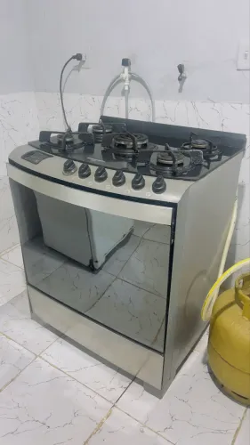 Fogão Brastemp 5 bocas tampo de vidro ENTREGO 
