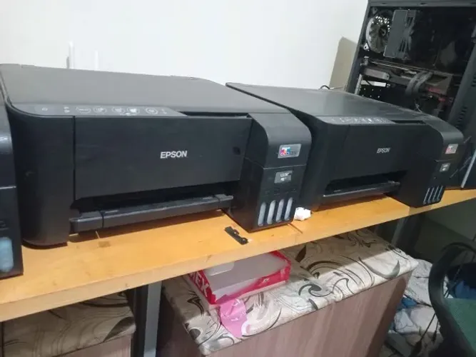 2 impressoras epson l3250 cores falhando
