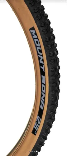 02 Pneus Arisun Mount Bona 29x2.35 Aro 29 Faixa Marrom MTB Cravos Médio