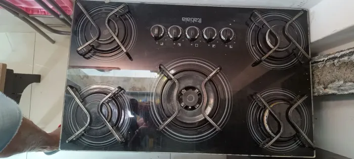 Panela fogão Cooktop ventilador