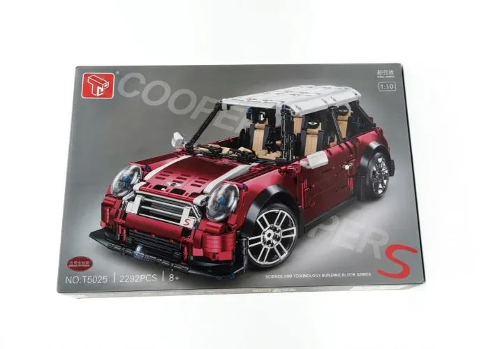 Blocos De Montar marda TGL Mini Cooper S T5025 Vermelho 2292 Peças 1:10 Colecionável