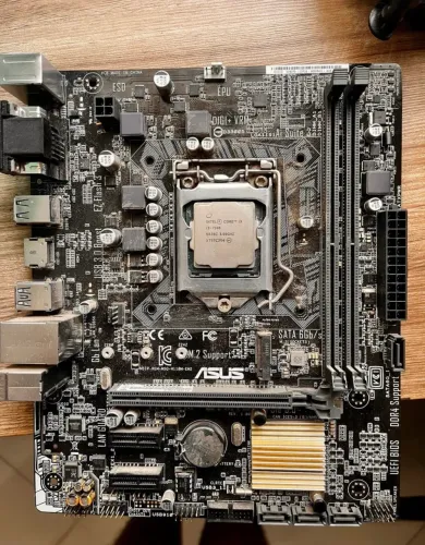 Placa Mãe LGA e processador I3-7100
