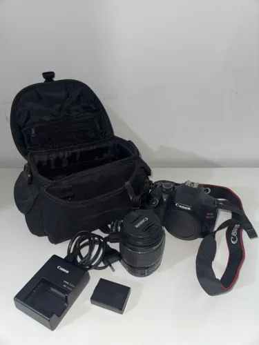 CANON REBEL T6 + ACESSÓRIOS(INCLUINDO 1 BOLSA)
