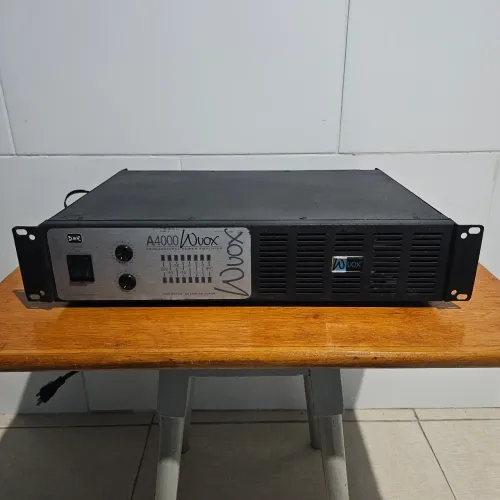 AMPLIFICADOR DE POTÊNCIA MACHINE WVOX A4000 SOM 1200WRMS