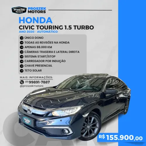 Honda Civic Sedan Touring 1.5 Turbo 16V Aut.4p 2020
