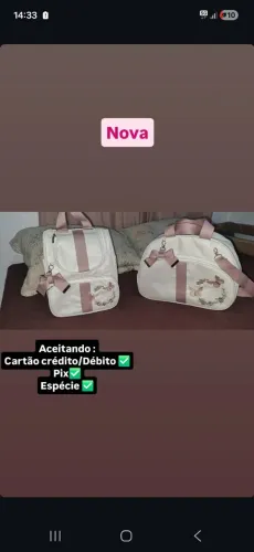 Bolsas novas Nunca usadas