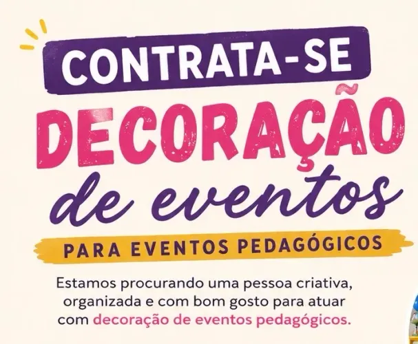 Ornamentação e decoração de eventos escolares 