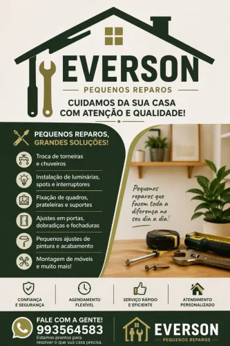 Pequenos reparos e montagem de móveis 