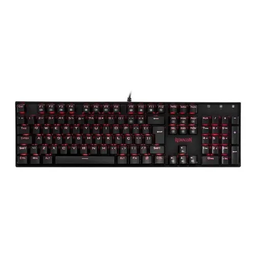 Teclado mecânico Redragon MITRA SWITCH MARROM lacrado
