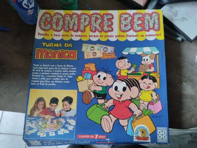 Jogo compre bem Turma da Monica vintage