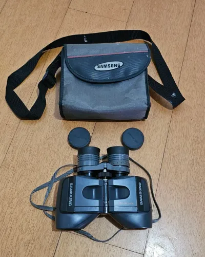 Binóculo Samsung 7-15x35 Zoom Antigo - Para Peças ou Manutenção (Com Bolsa)