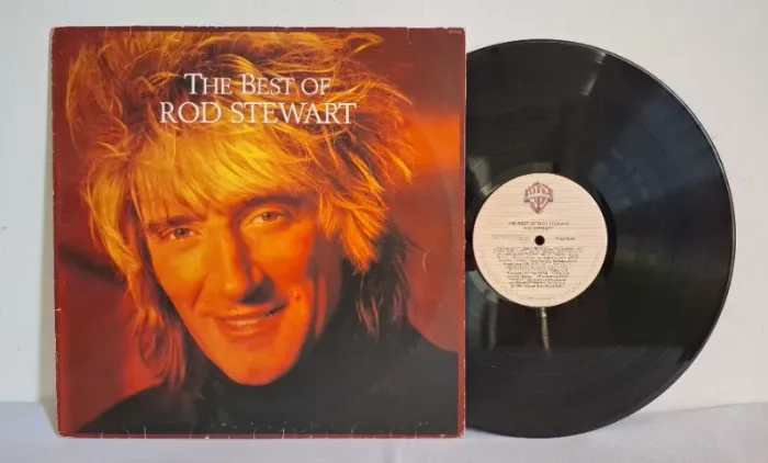 Disco de Vinil LP - The Best of Rod Stewart 1991 Rock clássico