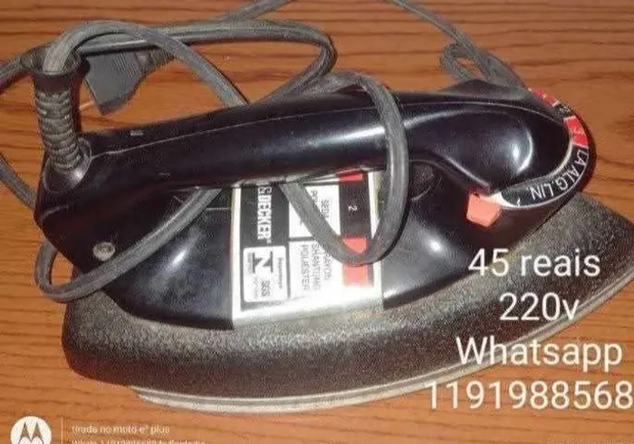 ferro de passar Black & Decker 220 perfeito estado funcionando