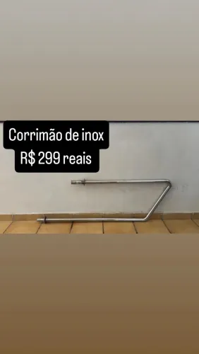 VENDO CORRIMÃO DE INOX
