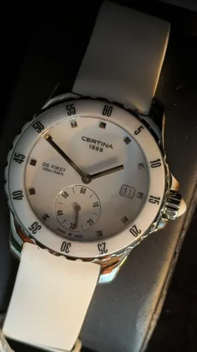 CERTINA DS FIRST LADY CERAMIC - C014.235.17.011.00 - SWISS MADE - NOVO NA CAIXA
