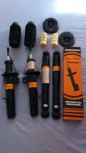 4 AMORTECEDORES +2 KITS COM COXIM E ROLAMENTO CITROEN C3 (2003 a 2012)
