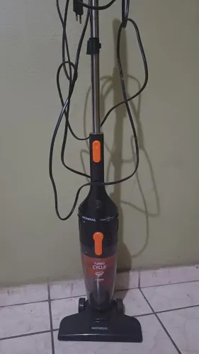 Aspirador de Pó MONDIAL Vertical Turbo Cycle, Preto/Laranja, 1100W ABERTO A NEGOCIAÇÃO